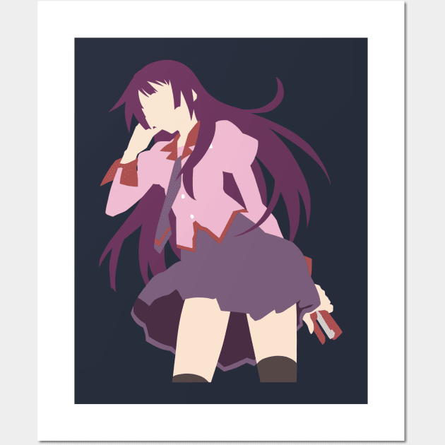 Senjougahara Minimalist ver.1 Wall Art by ZeroKara